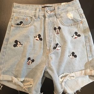 Mickey Mouse shorts by Jenny and Dave